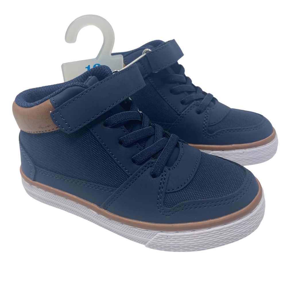 Childrens Place Navy High Top Running Shoes Sneakers Size 10 NWT